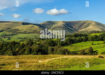 A stunning view of part of the Howgill Fells range near Sedbergh in Cumbria in October Stock Photo