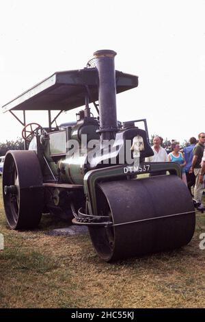 A traction engine rally at Brixworth in 1971 Stock Photo