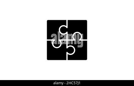 puzzle vector icon  puzzle icon in trendy flat style Stock Vector