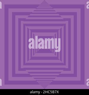 pink magenta colors of pseudo seamless diamond square  plaid background triangle rectangle game piramid illusion Stock Vector