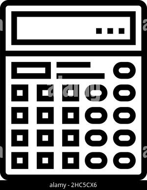 Counting tools black icon, vector sign on isolated background. Counting ...