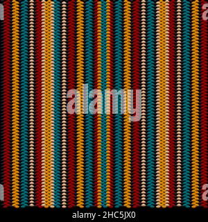 A traditional ornament of peoples and countries of Latin America in which rich colors attract attention and wealth. Women's woven carpets with ornamen Stock Vector