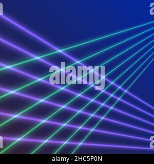 geometric retro 80s laser rays illustration Stock Photo - Alamy
