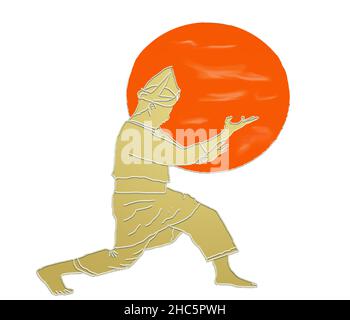 martial art - silat Stock Photo