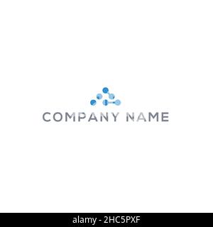 Minimalist simple design COMPANY NAME logo design Stock Vector