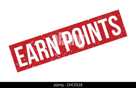 Earn Points Rubber Stamp. Red Best Service Rubber Grunge Stamp Seal Vector Illustration Stock Vector