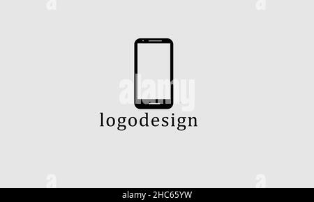 Smart phone vector logo design Stock Vector