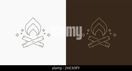 line are creative illustration and symbol for logo Stock Vector