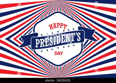 Washington Presidents Birthday. Presidents Day Background Design Banner 