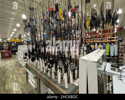 Augusta, Ga USA - 12 03 21: Cabelas retail store Cabela Parkway Stock Photo