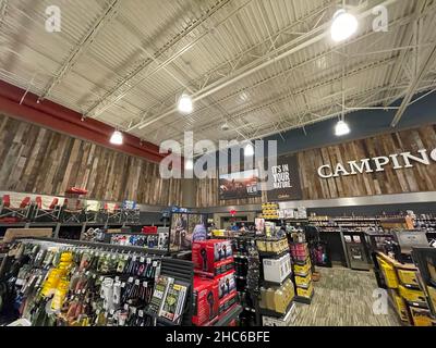 Augusta, Ga USA - 12 03 21: Cabelas retail store Cabela Parkway Stock Photo