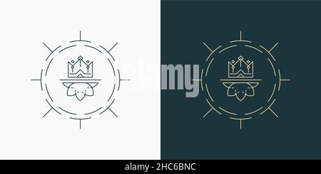 line are creative illustration and symbol for logo Stock Vector