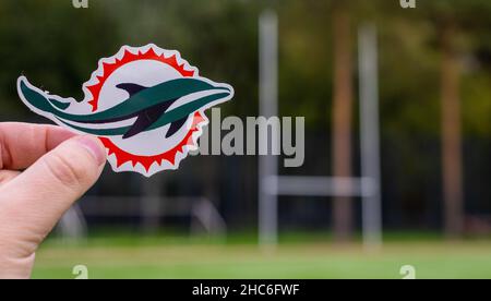 Green Bay Packers. Silhouette Of Professional American Football Player. Logo  Of NFL Club In Background, Edit Space. Stock Photo, Picture And Royalty  Free Image. Image 151155873.