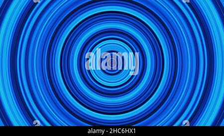 Background of circular particles, in warm yellow tones. Abstract Animated Glowing Multi Color Circles Stripes And Lines Seamless Loop. Broadcast Twink Stock Photo