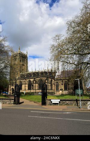 All Saints Church, market town of Loughborough, Leicestershire, England Stock Photo