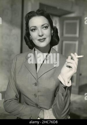 American Actress Linda Darnell, USA 1950s Stock Photo