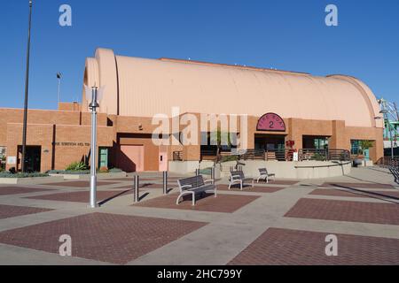 Fire Boat 2, Los Angeles Fire Department, building exterior show on a sunny day. Stock Photo