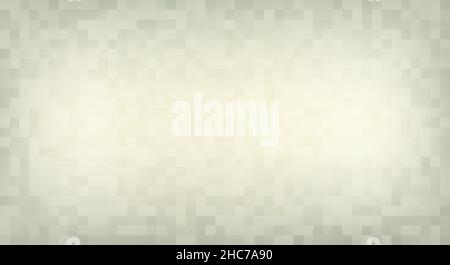 Abstract beige subtle mosaic background with gradient. Simple vector graphic pattern Stock Vector