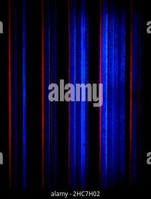 Vertical shot of colorful lines on a dark background Stock Photo
