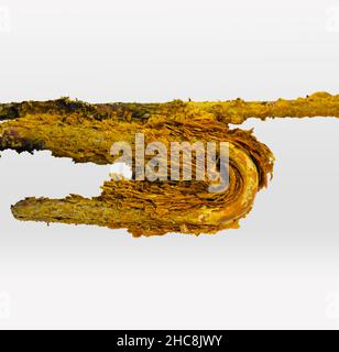 Damaged boiler, damaged heating element, rust and scale with sediment - bad water quality. Stock Photo
