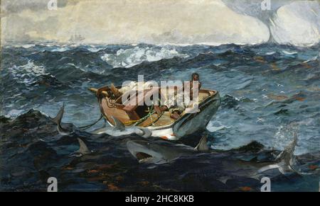 Winslow Homer, The Gulf Stream, 1899, oil on canvas, Met, New York, USA Stock Photo