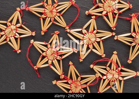 Star made of straw Stock Photo - Alamy