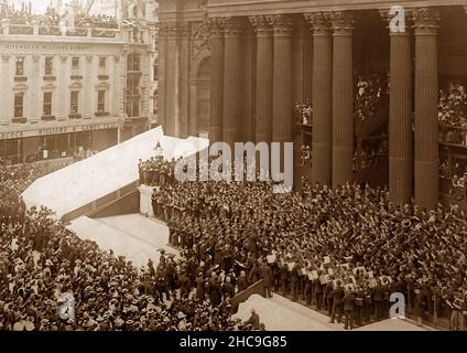 Coronation of Edward VII at St. Paul's Cathedral, London, in 1902 Stock Photo