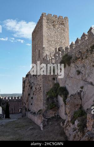 Castle of Almansa. Almansa, Albacete. Castilla-La Mancha. Spain. Stock Photo