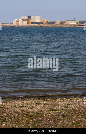 Wylfa magnox nuclear power plant, Anglesey, North Wales Stock Photo