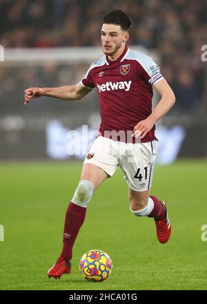 Declan Rice of England runs with the ball during a FIFA Men’s World Cup ...