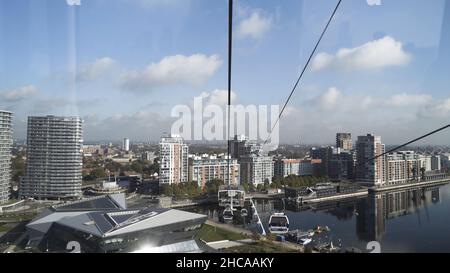 View from Balcova cable car mountain top, Turkish name is Teleferik,in ...