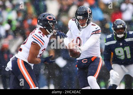 Seattle Seahawks running back Nick Bellore (44) is tackled by Cleveland  Browns strong safety Damarious Randall (23) during an NFL football game in  Cleveland, Sunday, Oct. 13, 2019,(AP Photo/Rick Osentoski Stock Photo -  Alamy