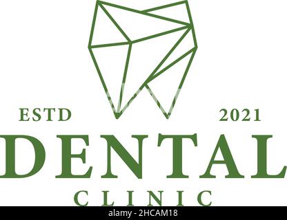 Modern design DENTAL CLINIC health logo design Stock Vector