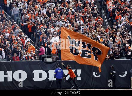 Cincinnati, United States. 26th Dec, 2021. Cincinnati Bengals