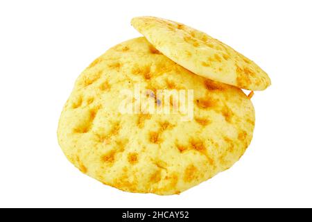 Pitas with vegetables isolated on a white background. Stock Photo