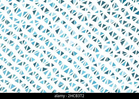 Polygonal dark blue mosaic background. Abstract low poly vector illustration. Triangular pattern in halftone style. Template geometric business design Stock Vector