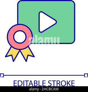 Premium subscriber RGB color icon Stock Vector Image & Art - Alamy