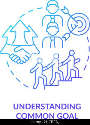 Understanding common goals concept icon Stock Vector Image & Art - Alamy