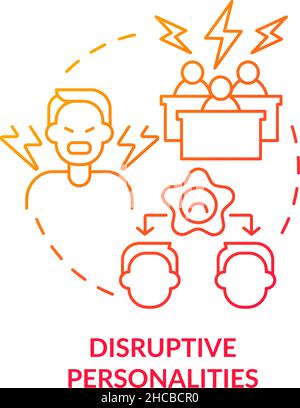 Disruptive personalities concept icon Stock Vector Image & Art - Alamy