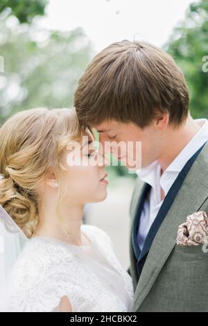 wedding outfit for bride and groom