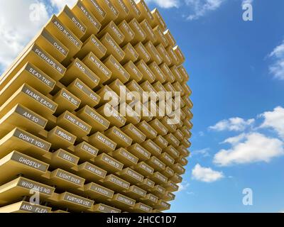 Dubai, UAE, 12.12.2021. United Kingdom pavilion at Expo2020 Dubai Stock Photo