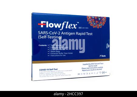 VAT Flowflex SARS-CoV-2 Antigen Rapid Test Stock Photo