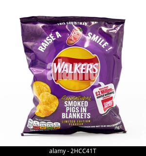 Walkers - Smoked Pigs in Blankets Stock Photo