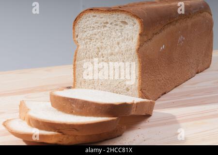 different types of artisan bread just out of the oven Stock Photo