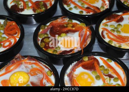 Rich and nutritious meals, nutritious dishes. Stock Photo