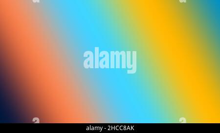 Orange Blues gradient. Background illustration. Stock Photo