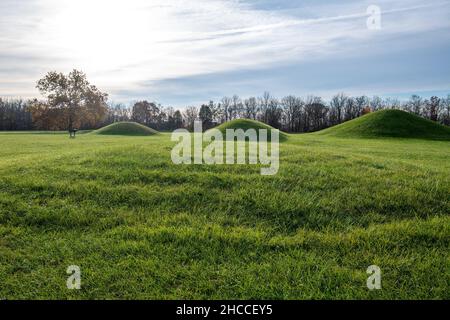 Hopewell Culture NHP , Mound City group Stock Photo