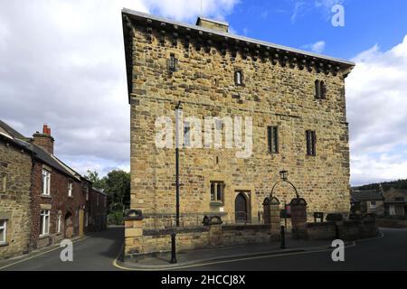 The Moot Hall, Hexham town, Northumberland, England Stock Photo