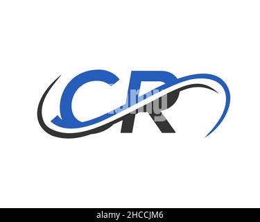 CR logo Design for Financial, Development, Investment, Real Estate And Management Company Vector Template. CR Letter Linked Business Logo. Initial CR Stock Vector