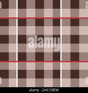 Classic elegant gingham seamless pattern. Vector illustration. Stock Vector